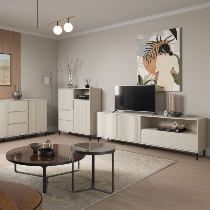 Qamariya Cashmere Large TV Cabinet – supplier photograph