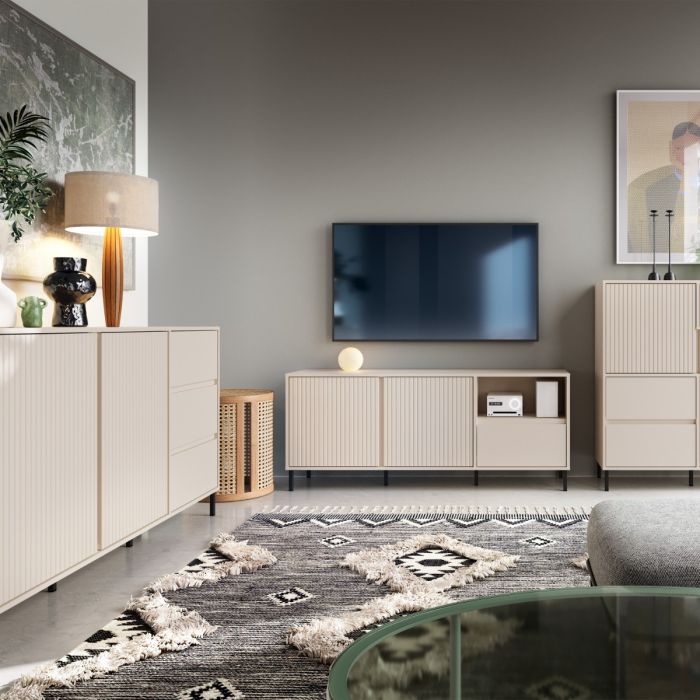 Qamariya Cashmere TV Cabinet – supplier product image