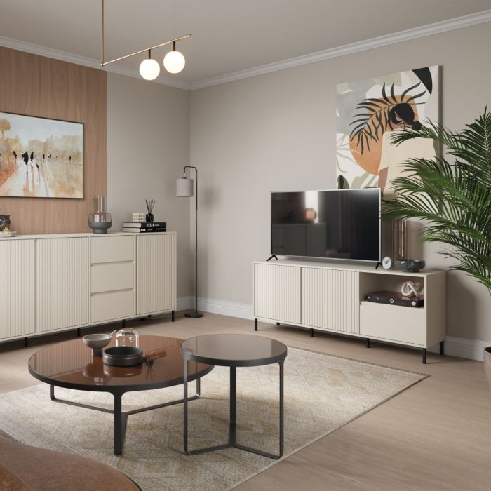 Qamariya Cashmere TV Cabinet – supplier product image