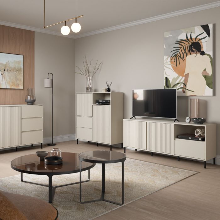 Qamariya Cashmere TV Cabinet – supplier product image
