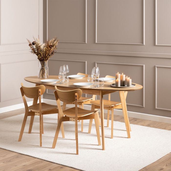 The Ravello Natural Oak Dining Chair – Set of 2 – image 4