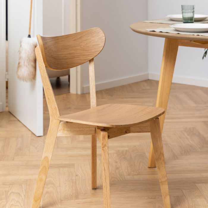 The Ravello Natural Oak Dining Chair – Set of 2 – image 6