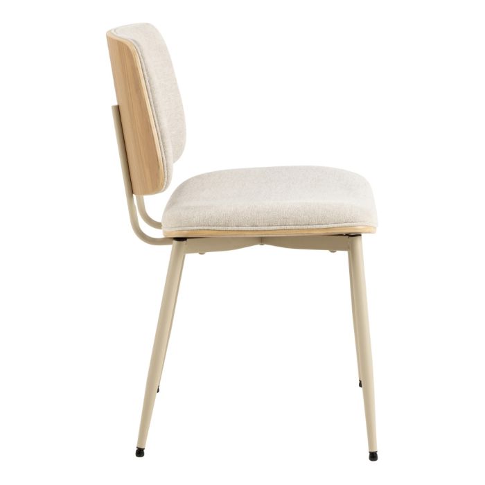The Ravena Beige Chenille Dining Chair – Set of 2 – image 3