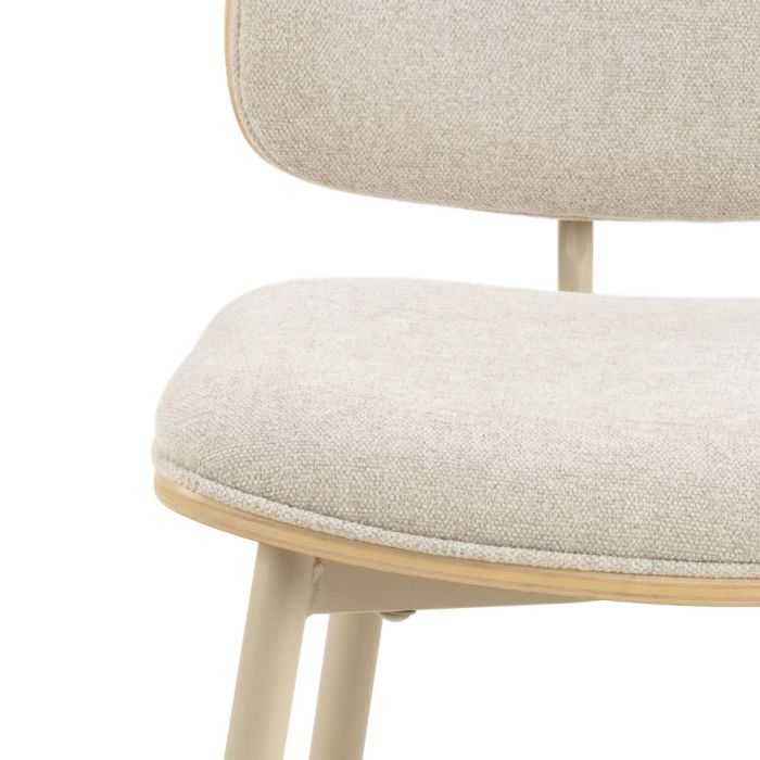 The Ravena Beige Chenille Dining Chair – Set of 2 – image 7