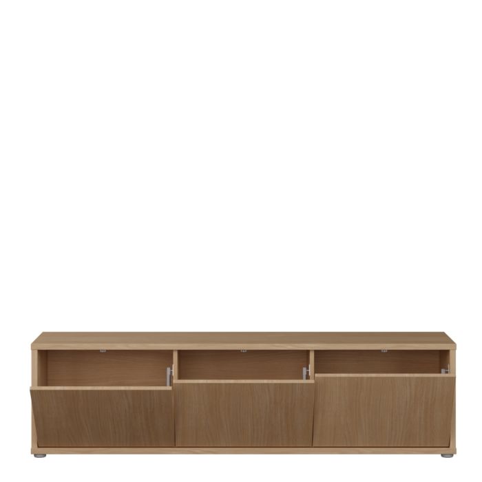 Rimayah Elegancia Oak Wide TV Cabinet – product view
