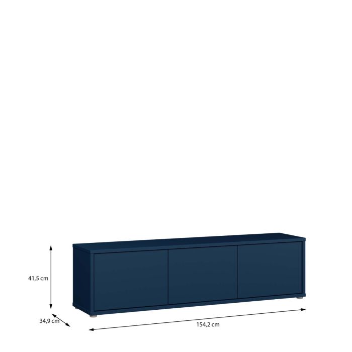 Rimayah Night Blue Wide TV Cabinet – supplier photograph