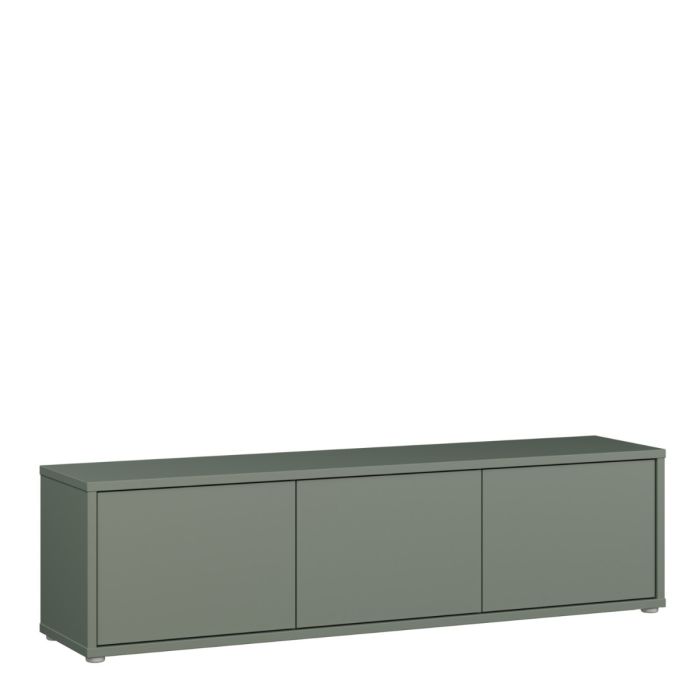 Rimayah Sage Green Wide TV Cabinet – product front view