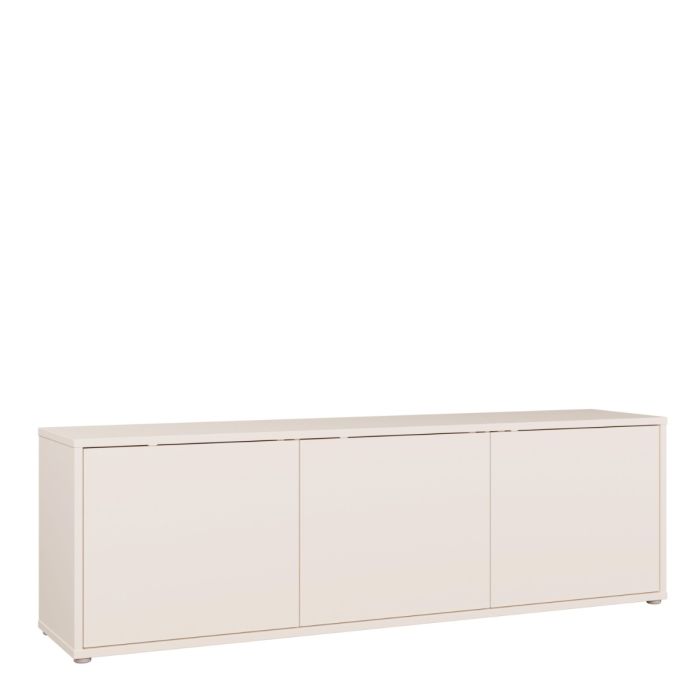 Rimayah Sand Large 3-Door TV Cabinet – product front view