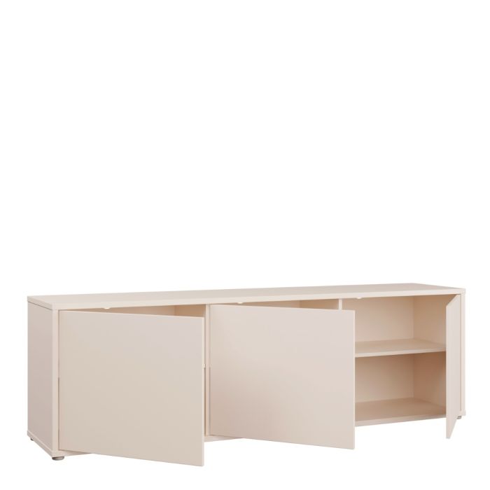 Rimayah Sand Large 3-Door TV Cabinet – product view