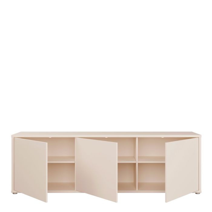 Rimayah Sand Large 3-Door TV Cabinet – product view