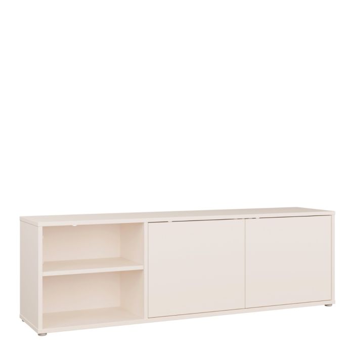 Rimayah Sand Wide Media TV Cabinet – product front view