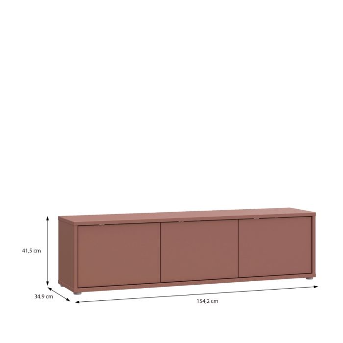 Rimayah Terracotta Wide TV Cabinet – product view