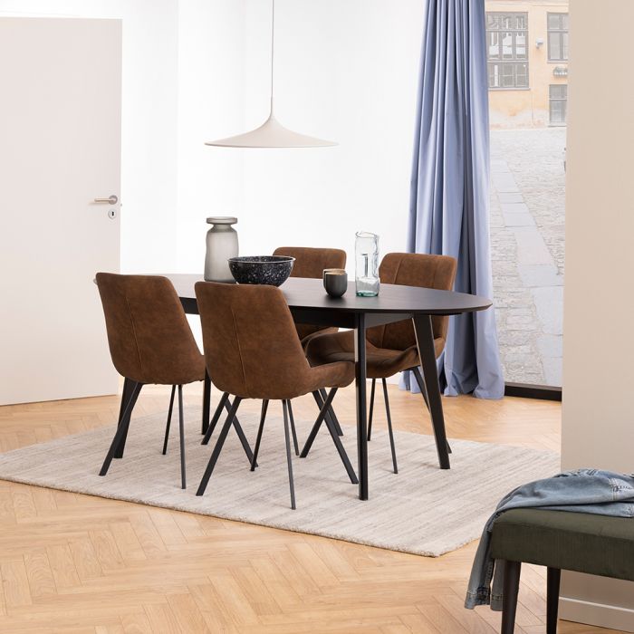 Sahara Camel Fabric Dining Chair – image 4
