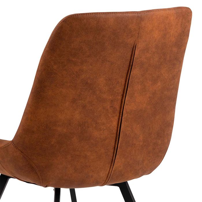 Sahara Camel Fabric Dining Chair – image 7