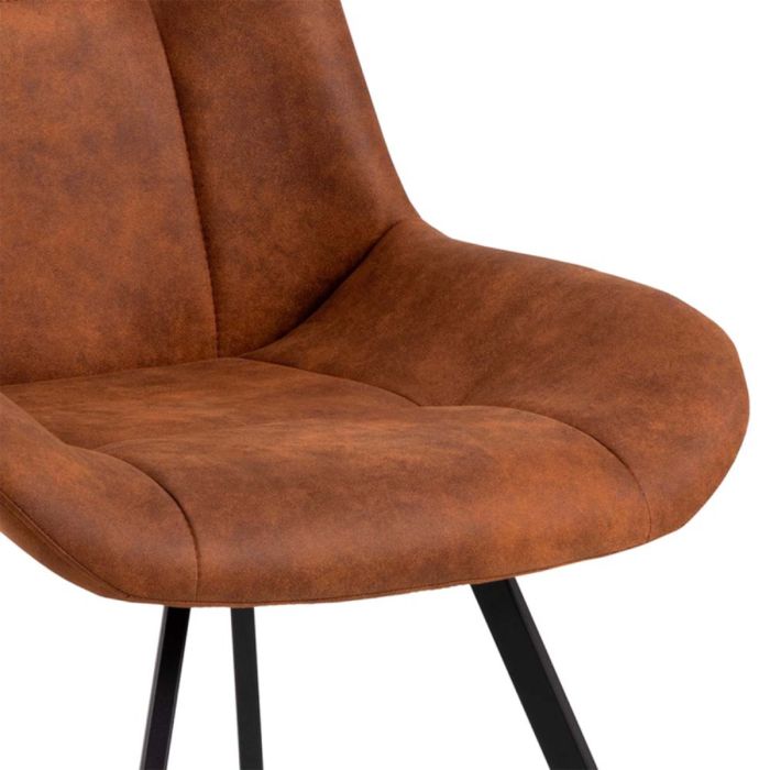 Sahara Camel Fabric Dining Chair – image 8