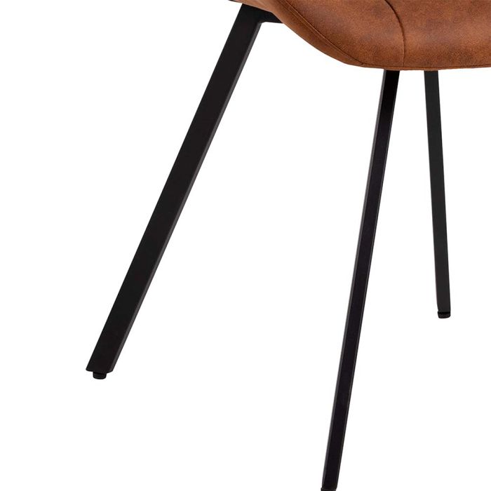 Sahara Camel Fabric Dining Chair – image 9