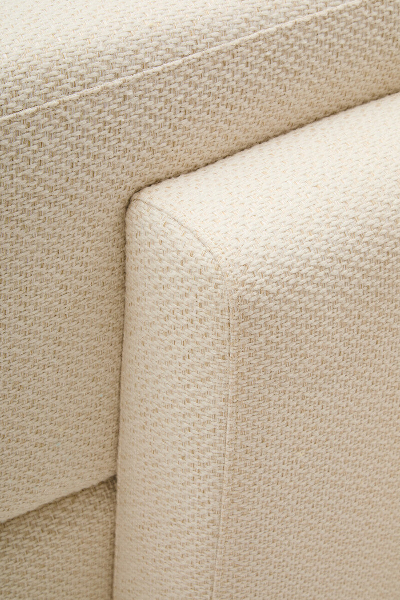 Samira Cream Linen Curved 3 Seater Sofa – supplier gallery image 7