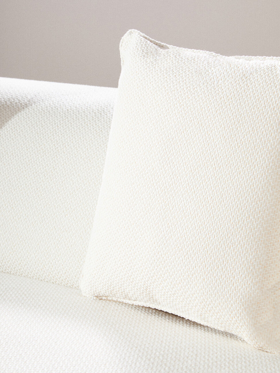 Samira Cream Linen Curved 3 Seater Sofa – supplier gallery image 14