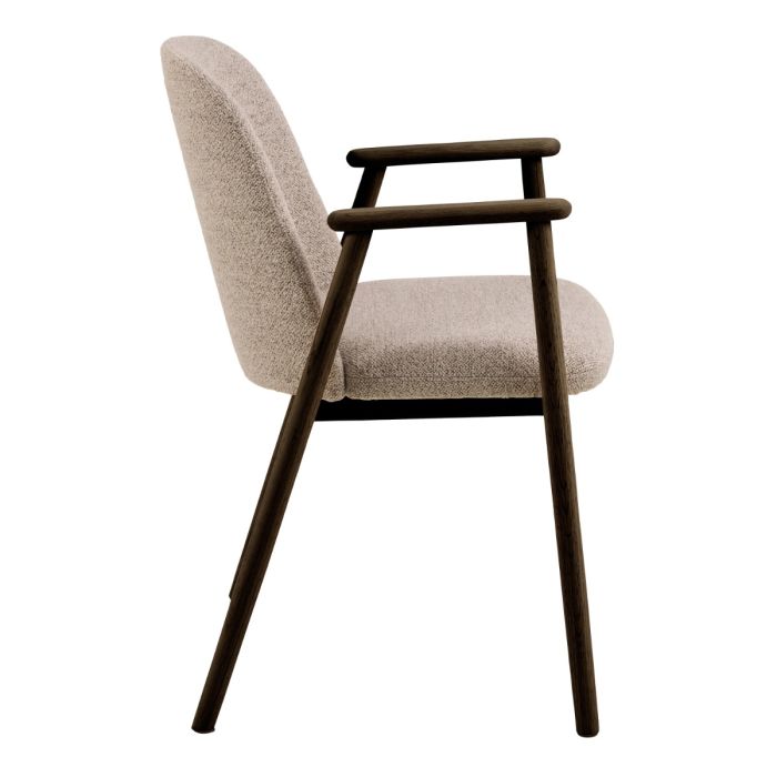 The Siena Beige Fabric Dining Chair – Set of 2 – image 3