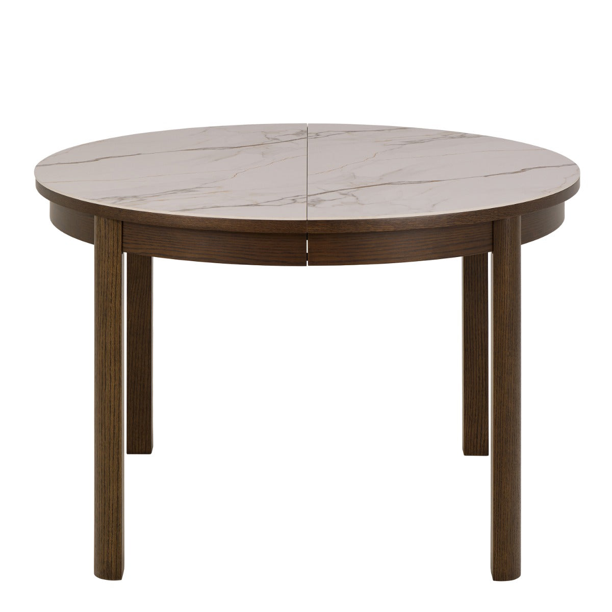 Soletta Cream Ceramic Round Extendable Dining Table - supplier photograph 2