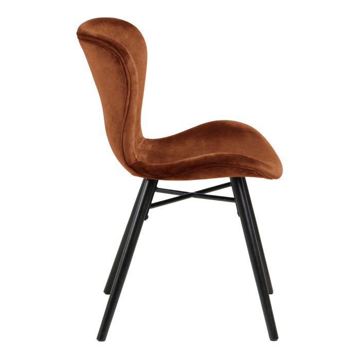 The Tivoli Copper Fabric Dining Chair – Set of 2 – image 3