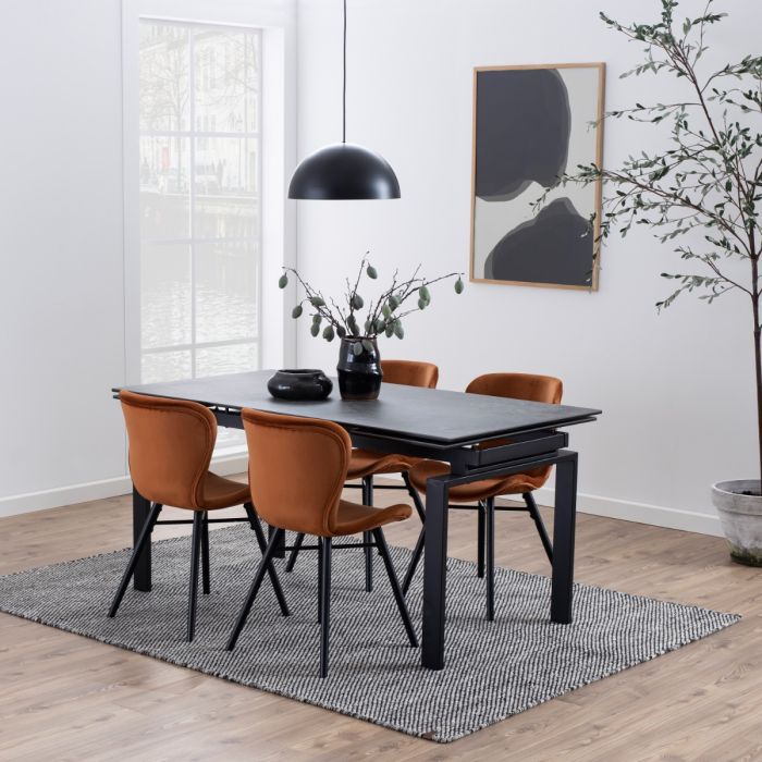 The Tivoli Copper Fabric Dining Chair – Set of 2 – image 4