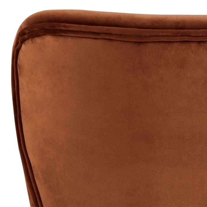 The Tivoli Copper Fabric Dining Chair – Set of 2 – image 6