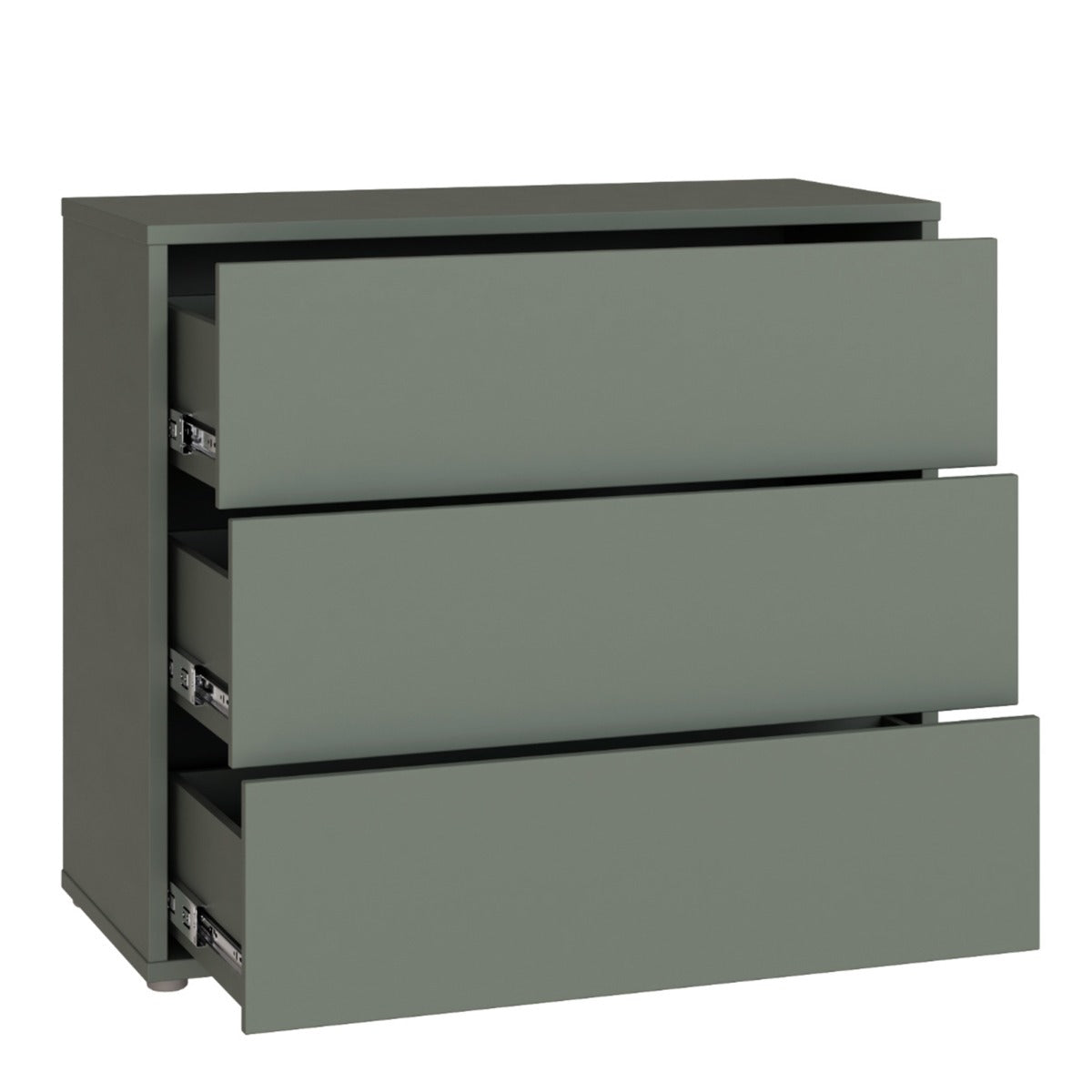Verdina Sage Green 3 Drawer Chest supplier photograph 4