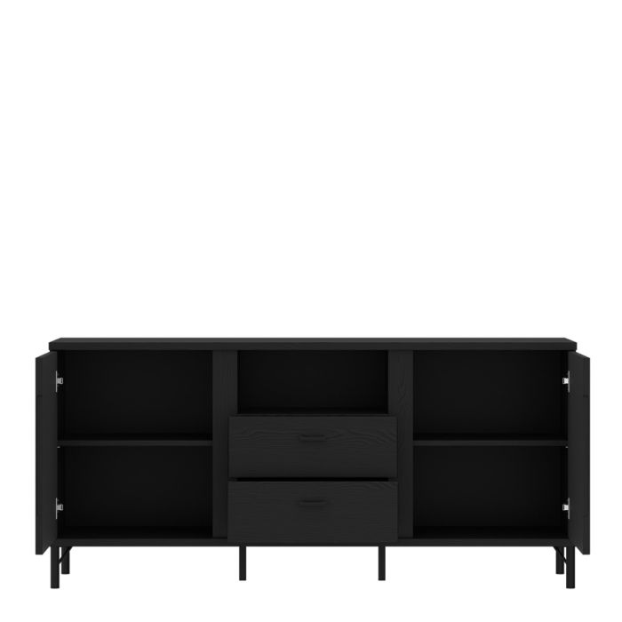 Zafarya Black Graphite TV Cabinet – supplier image 3