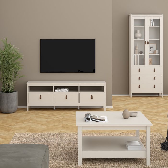 Zahmira Cashmere 3-Drawer TV Unit – supplier image 7