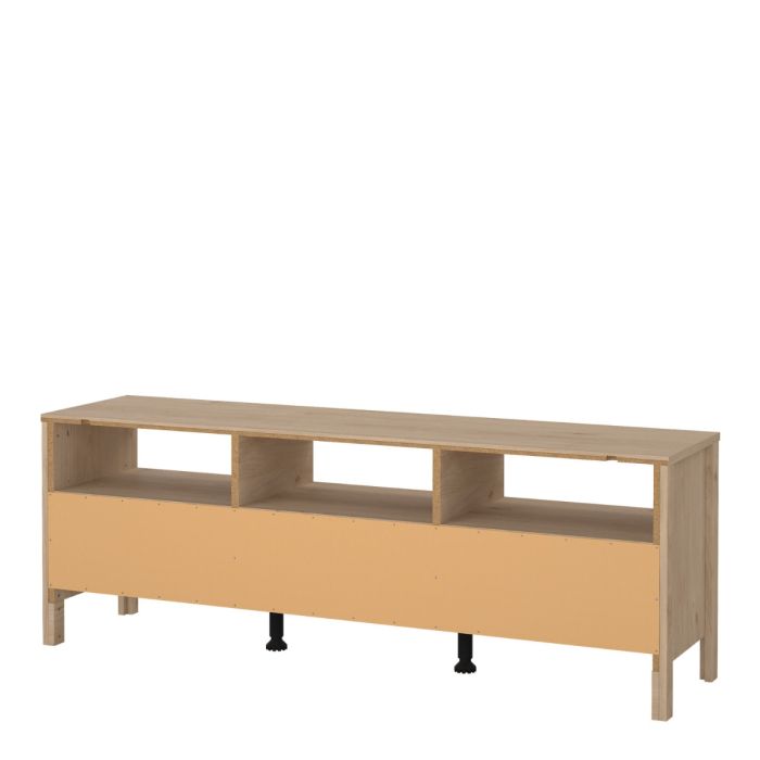 Zahmira Jackson Hickory Oak 3-Drawer TV Unit – supplier image 4