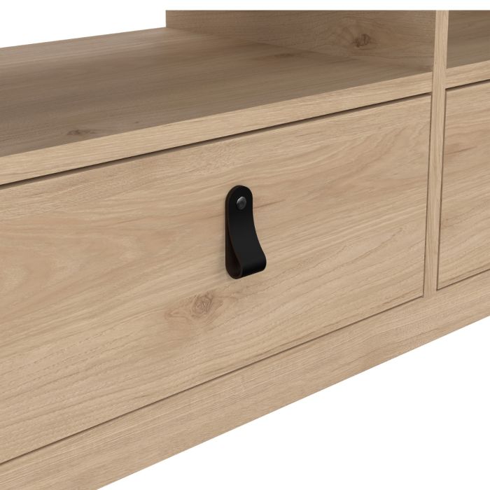 Zahmira Jackson Hickory Oak 3-Drawer TV Unit – supplier image 8