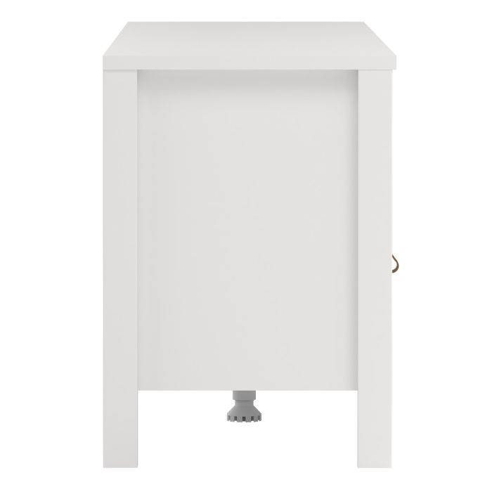 Zahmira White 3-Drawer TV Unit – supplier image 4